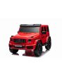 Električni automobil Mercedes-Benz G63 AMG 4x4² Dvosjed 12V, crveni, MP3 Player sa USB/AUX ulazom, 4x4 pogon, Baterija 12V14Ah, EVA felge sa ovjesom, Kožna sjedala, Daljinski upravljač, Licenca