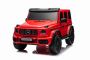 Električni automobil Mercedes-Benz G63 AMG 4x4² Dvosjed 12V, crveni, MP3 Player sa USB/AUX ulazom, 4x4 pogon, Baterija 12V14Ah, EVA felge sa ovjesom, Kožna sjedala, Daljinski upravljač, Licenca